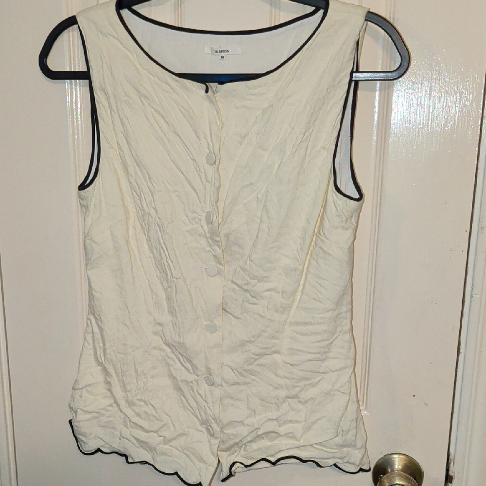 Tularosa Ivory Top And Skirt